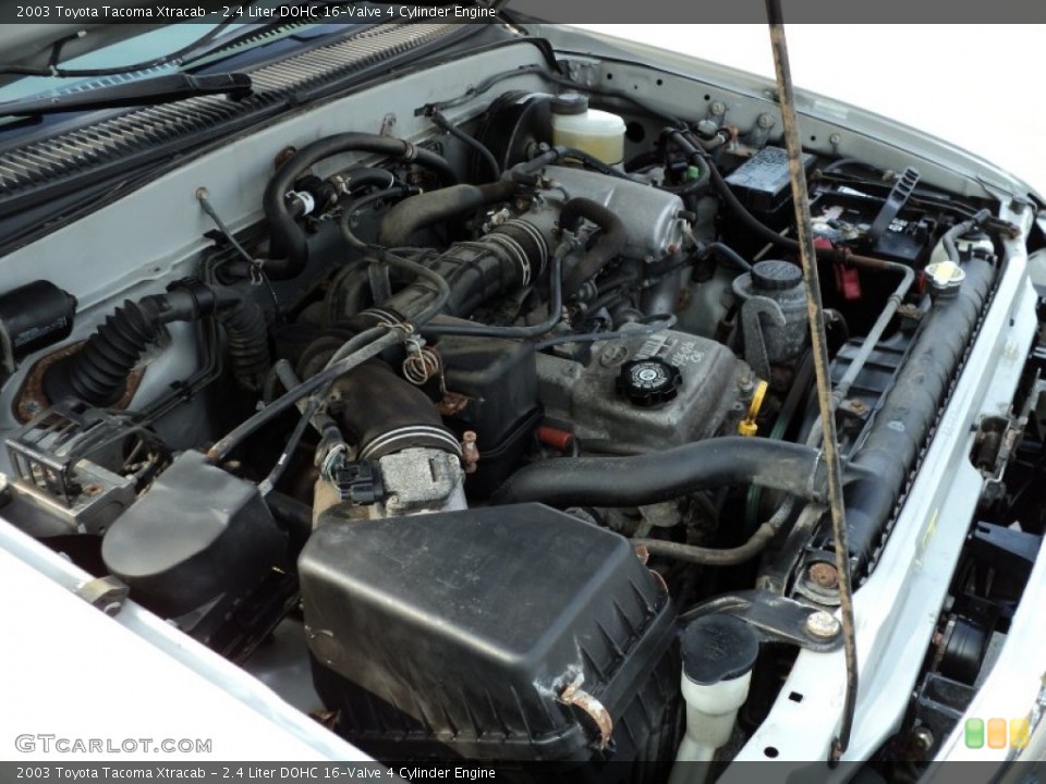 2.4 Liter DOHC 16-Valve 4 Cylinder Engine for the 2003 Toyota Tacoma #53739882