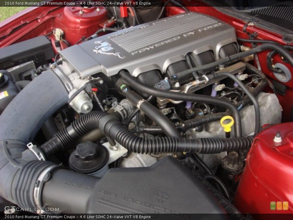 4.6 Liter SOHC 24-Valve VVT V8 Engine for the 2010 Ford Mustang #53745711