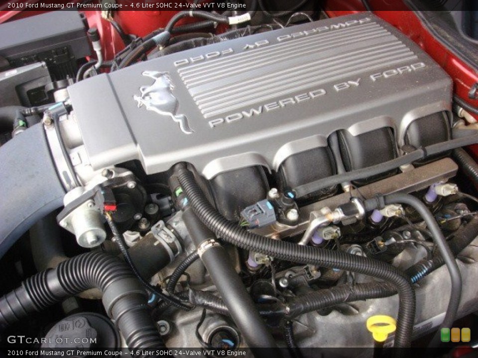4.6 Liter SOHC 24-Valve VVT V8 Engine for the 2010 Ford Mustang #53745717