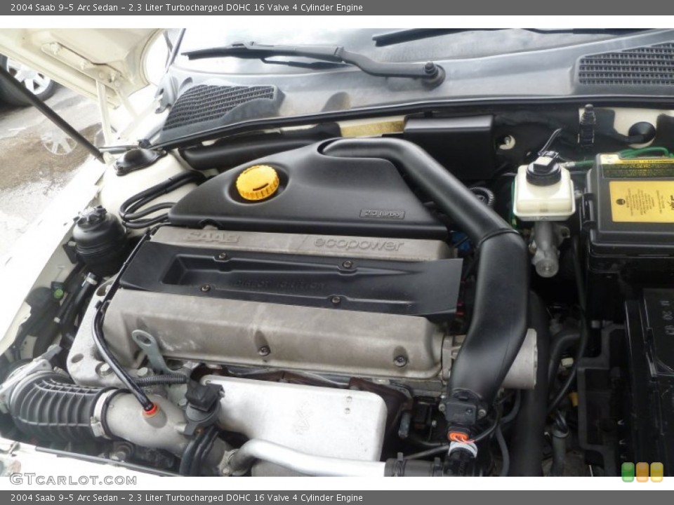 2.3 Liter Turbocharged DOHC 16 Valve 4 Cylinder Engine for the 2004 Saab 9-5 #53746638