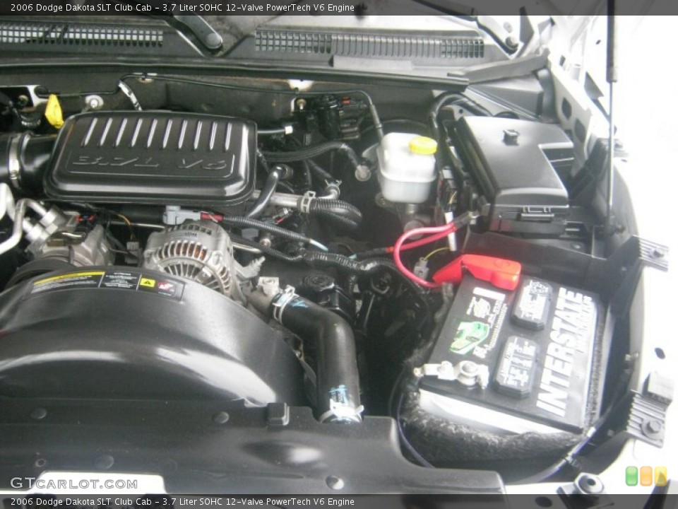 3.7 Liter SOHC 12-Valve PowerTech V6 Engine for the 2006 Dodge Dakota #53746854
