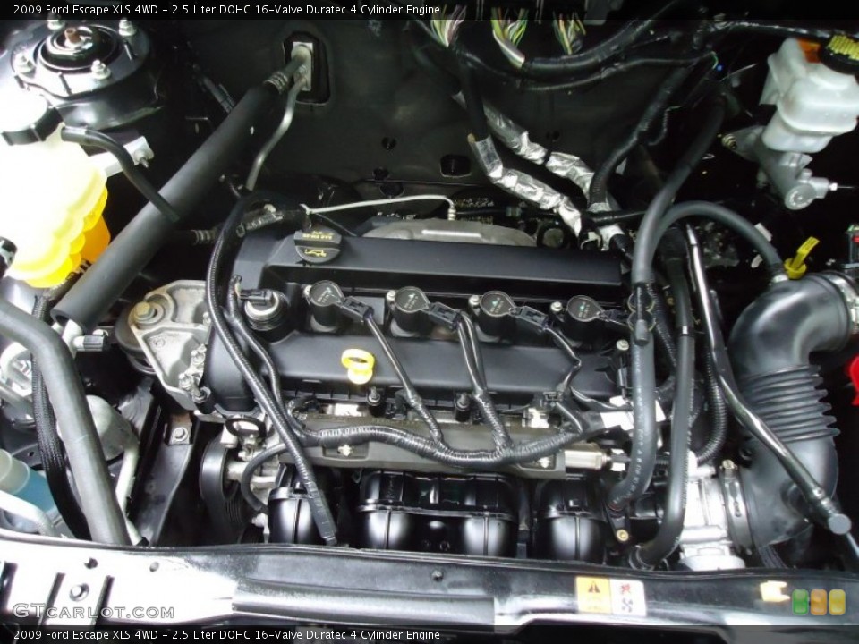 2.5 Liter DOHC 16-Valve Duratec 4 Cylinder Engine for the 2009 Ford Escape #53754939