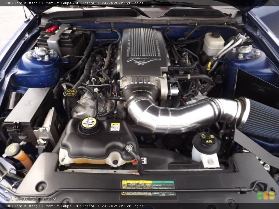 4.6 Liter SOHC 24-Valve VVT V8 Engine for the 2007 Ford Mustang #53761277