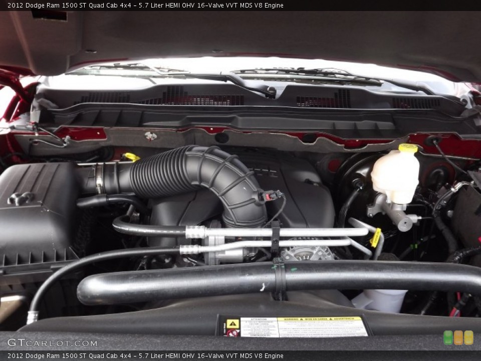 5.7 Liter HEMI OHV 16-Valve VVT MDS V8 Engine for the 2012 Dodge Ram 1500 #53761379