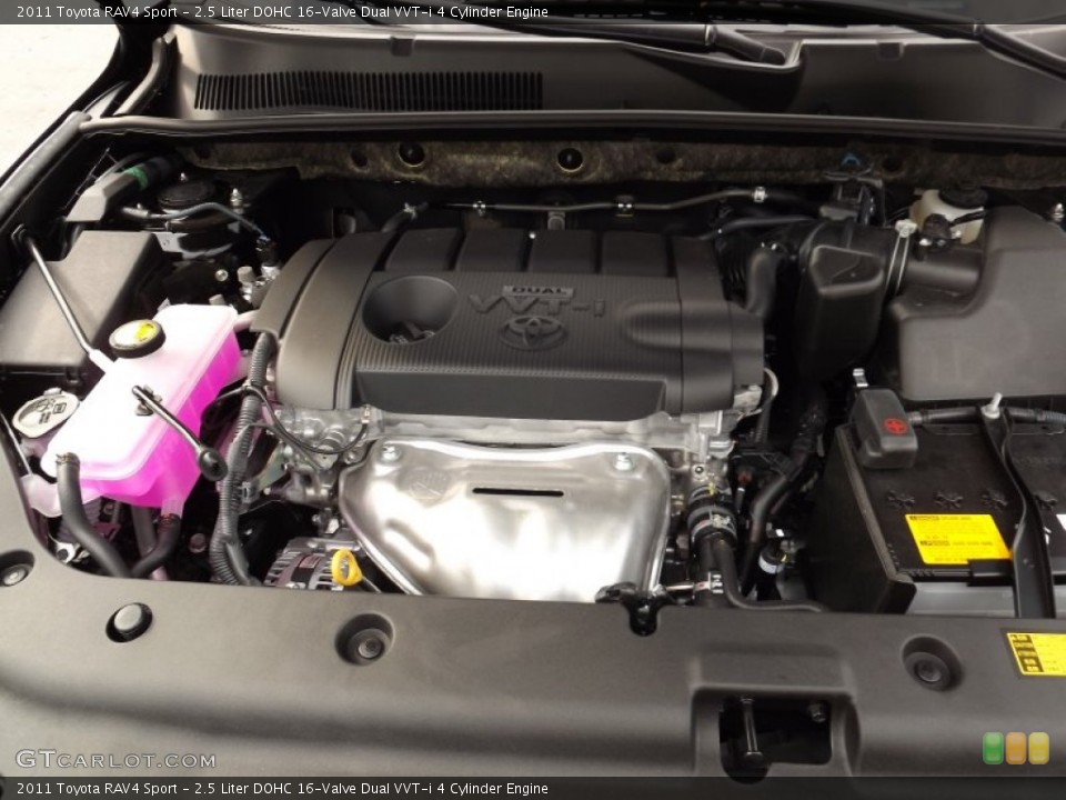 2.5 Liter DOHC 16-Valve Dual VVT-i 4 Cylinder Engine for the 2011 Toyota RAV4 #53763779