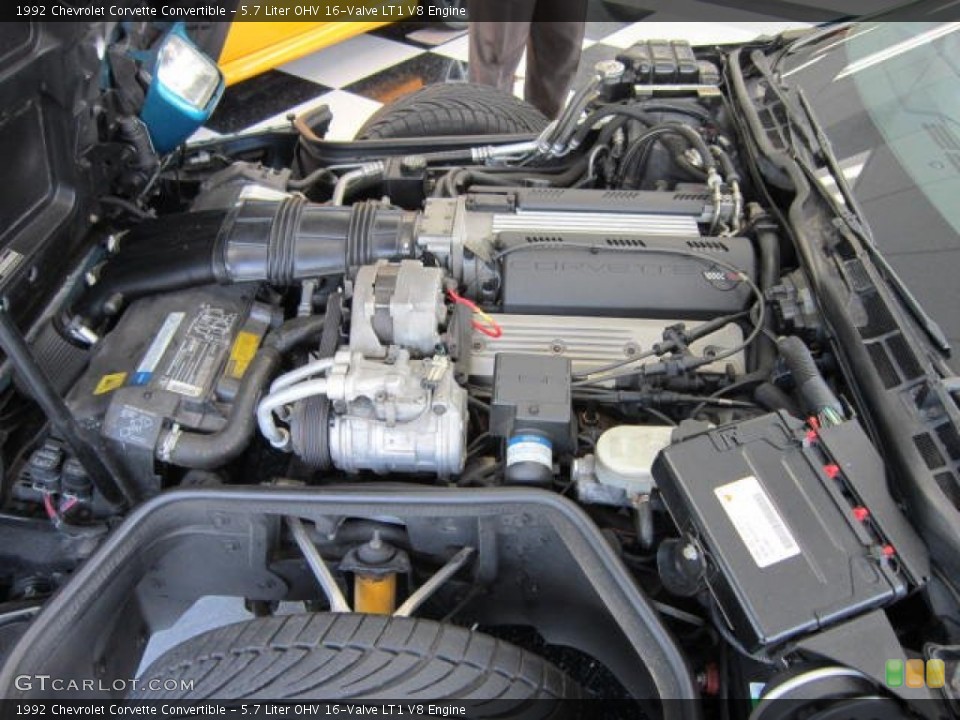 5.7 Liter OHV 16-Valve LT1 V8 Engine for the 1992 Chevrolet Corvette #53763881