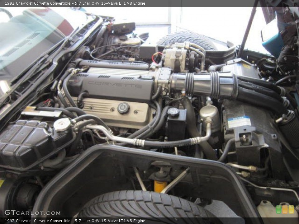 5.7 Liter OHV 16-Valve LT1 V8 Engine for the 1992 Chevrolet Corvette #53763885