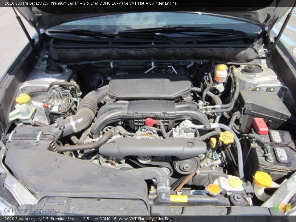2.5 Liter DOHC 16-Valve VVT Flat 4 Cylinder Engine for the 2010 Subaru Legacy #53767100