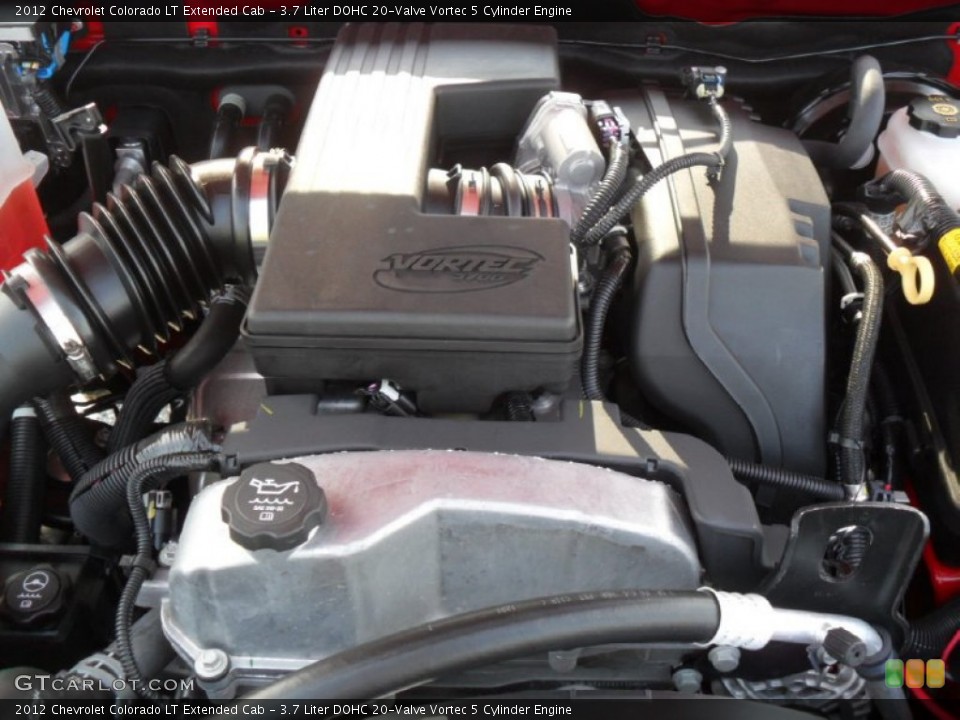 3.7 Liter DOHC 20-Valve Vortec 5 Cylinder Engine for the 2012 Chevrolet Colorado #53776309