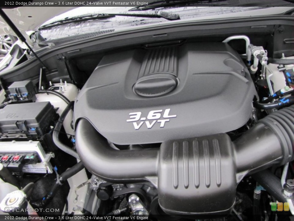 3.6 Liter DOHC 24-Valve VVT Pentastar V6 Engine for the 2012 Dodge Durango #53779474