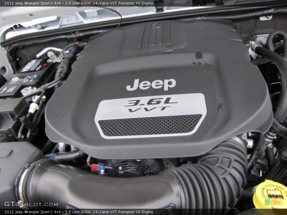 3.6 Liter DOHC 24-Valve VVT Pentastar V6 Engine for the 2012 Jeep Wrangler #53780572