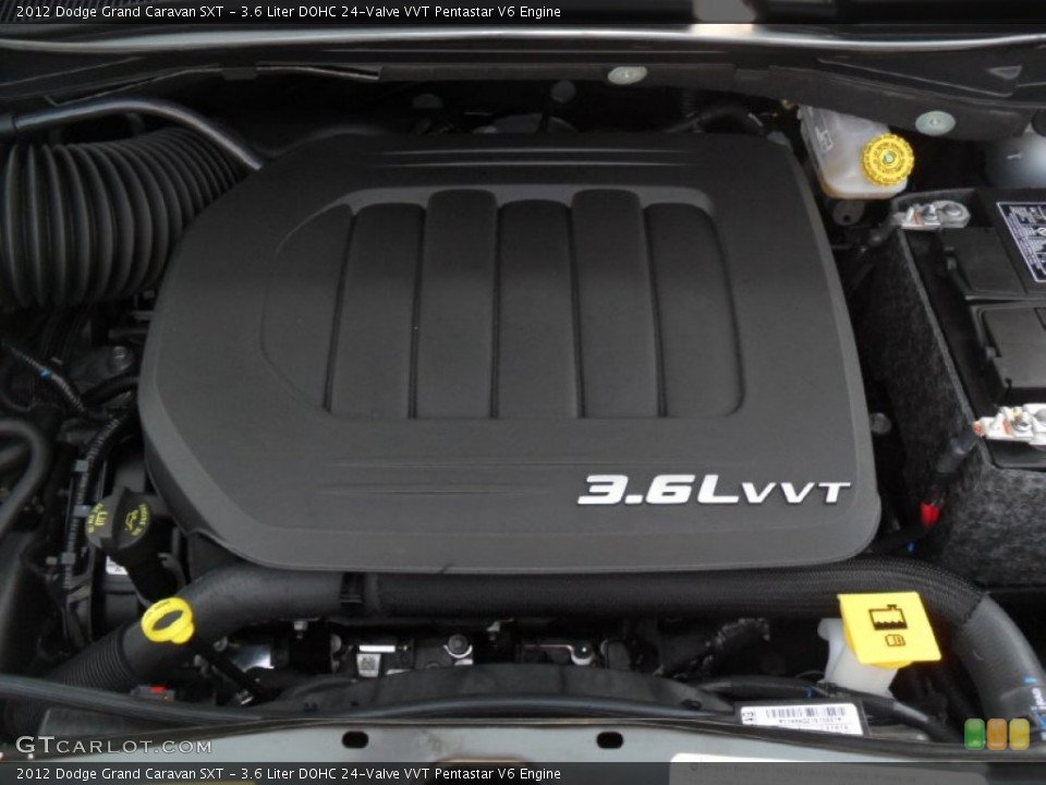 3.6 Liter DOHC 24-Valve VVT Pentastar V6 Engine for the 2012 Dodge Grand Caravan #53781898