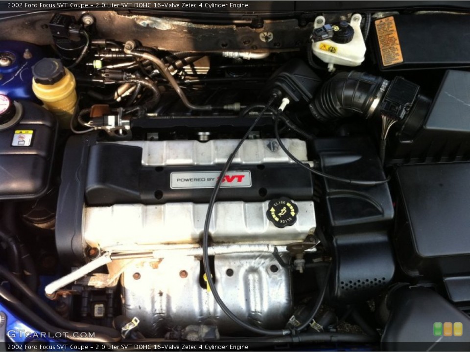 2.0 Liter SVT DOHC 16-Valve Zetec 4 Cylinder 2002 Ford Focus Engine