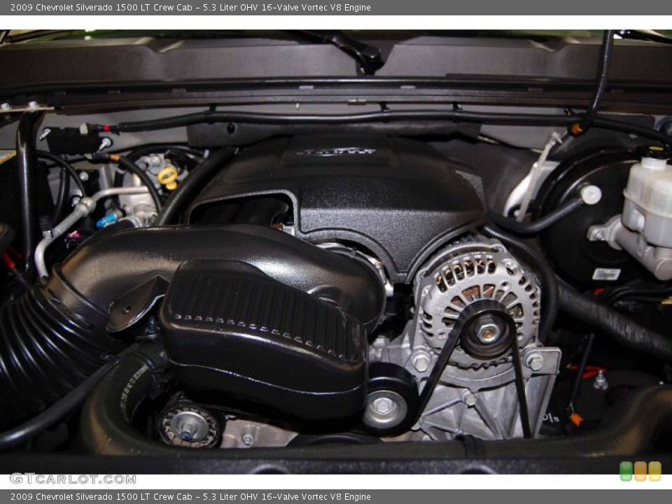 5.3 Liter OHV 16-Valve Vortec V8 Engine for the 2009 Chevrolet Silverado 1500 #53786074