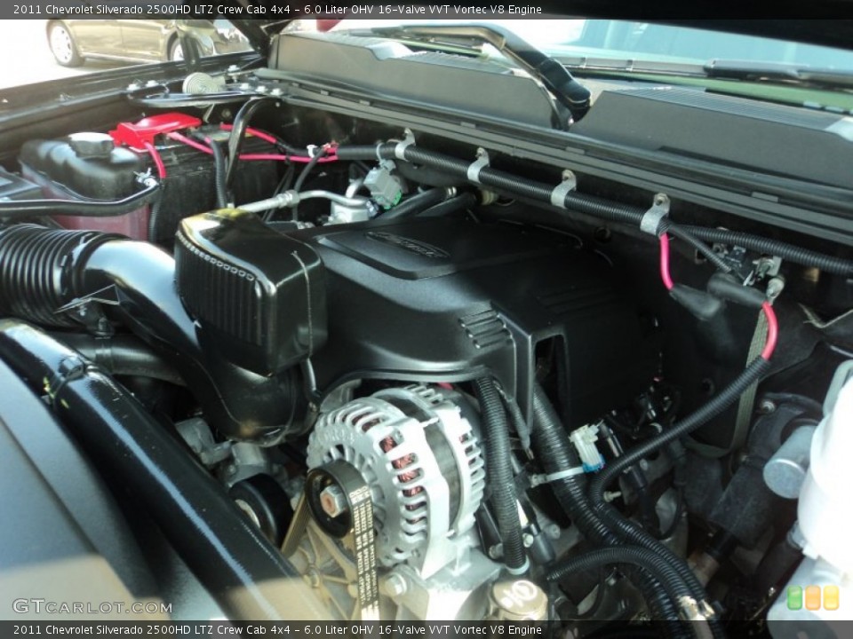 6.0 Liter OHV 16-Valve VVT Vortec V8 Engine for the 2011 Chevrolet Silverado 2500HD #53788018