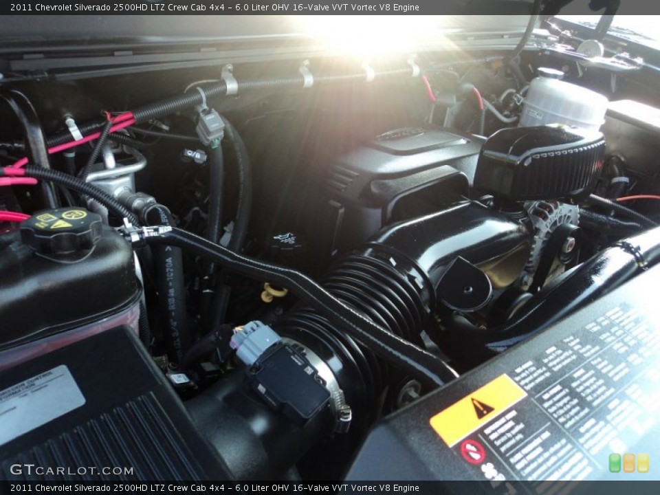 6.0 Liter OHV 16-Valve VVT Vortec V8 Engine for the 2011 Chevrolet Silverado 2500HD #53788030