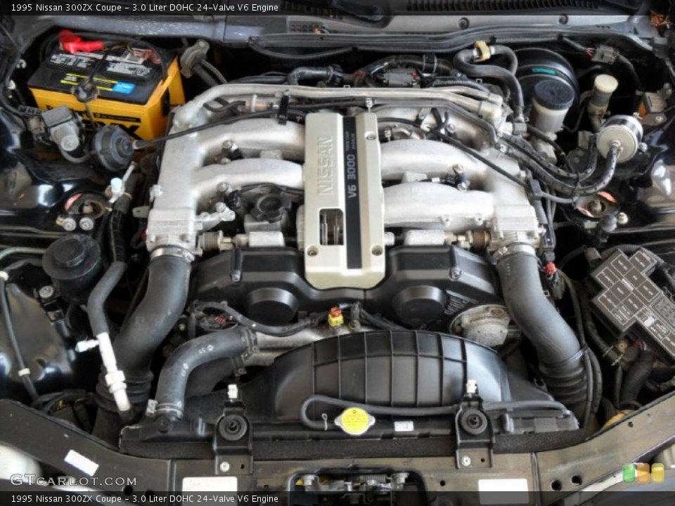 3.0 Liter DOHC 24-Valve V6 1995 Nissan 300ZX Engine