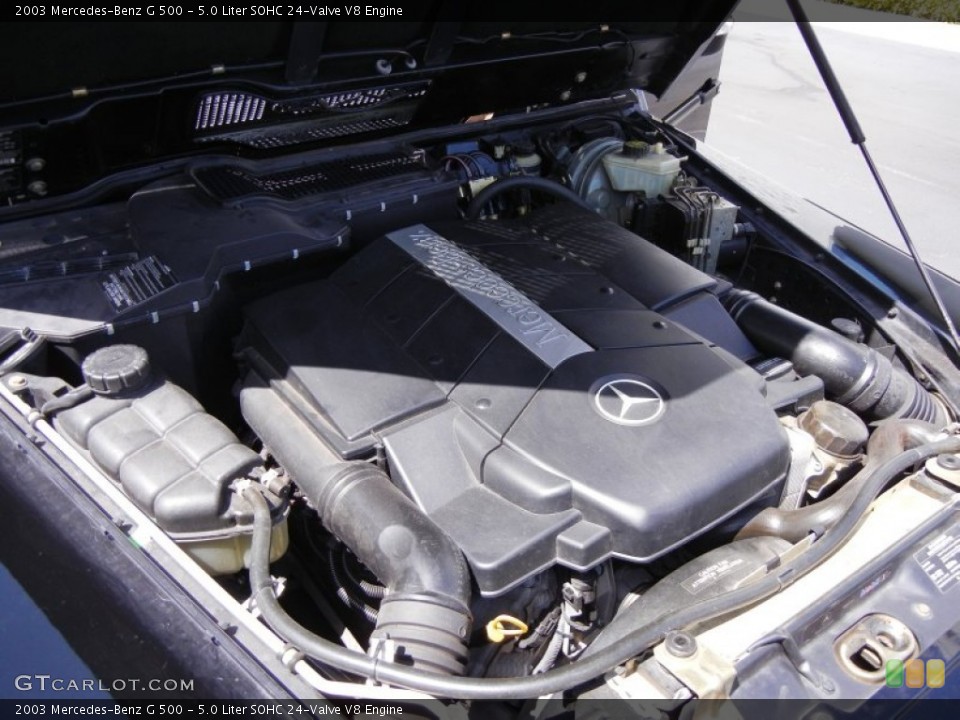 5.0 Liter SOHC 24-Valve V8 Engine for the 2003 Mercedes-Benz G #53803478