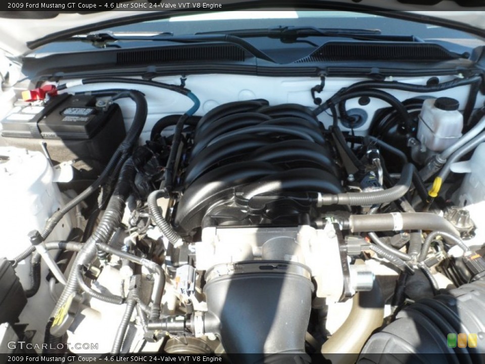 4.6 Liter SOHC 24-Valve VVT V8 Engine for the 2009 Ford Mustang #53809312