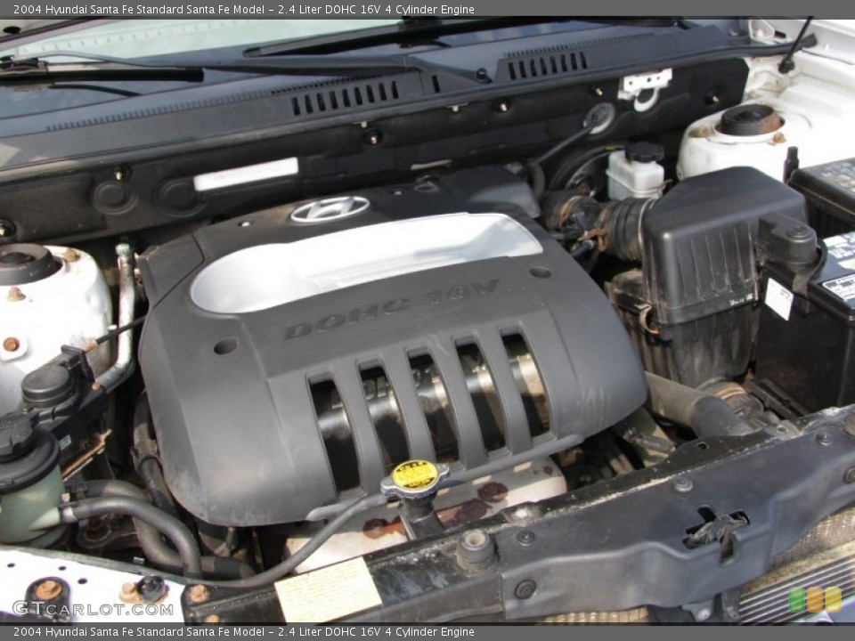 2.4 Liter DOHC 16V 4 Cylinder Engine for the 2004 Hyundai Santa Fe #53810992
