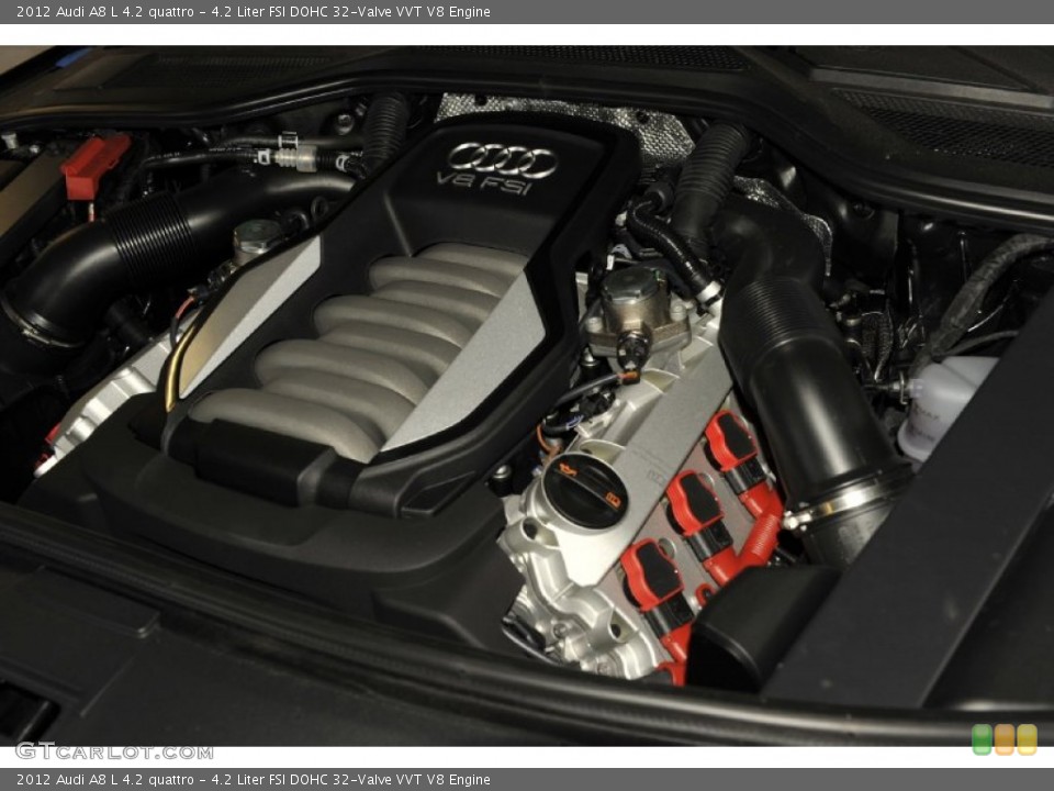 4.2 Liter FSI DOHC 32-Valve VVT V8 Engine for the 2012 Audi A8 #53813530