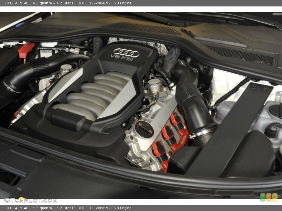 4.2 Liter FSI DOHC 32-Valve VVT V8 Engine for the 2012 Audi A8 #53814259