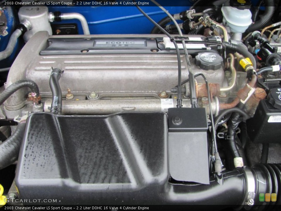 2.2 Liter DOHC 16 Valve 4 Cylinder Engine for the 2003 Chevrolet Cavalier #53821922
