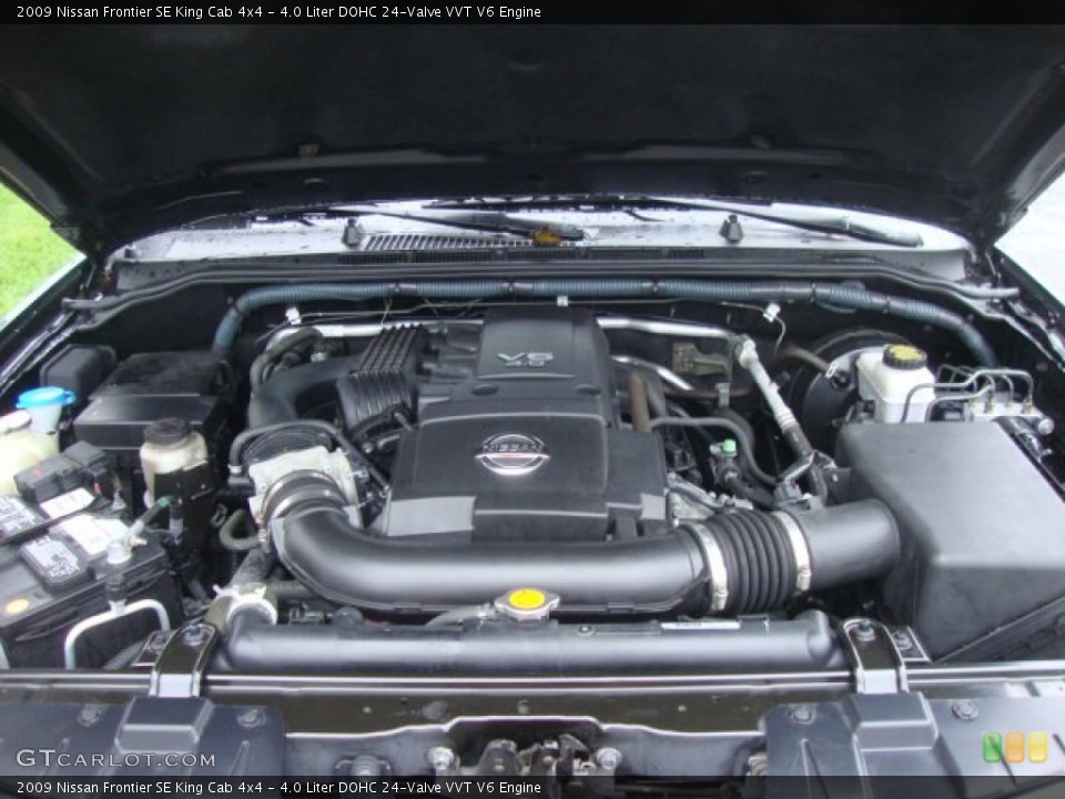 4.0 Liter DOHC 24-Valve VVT V6 Engine for the 2009 Nissan Frontier #53829467
