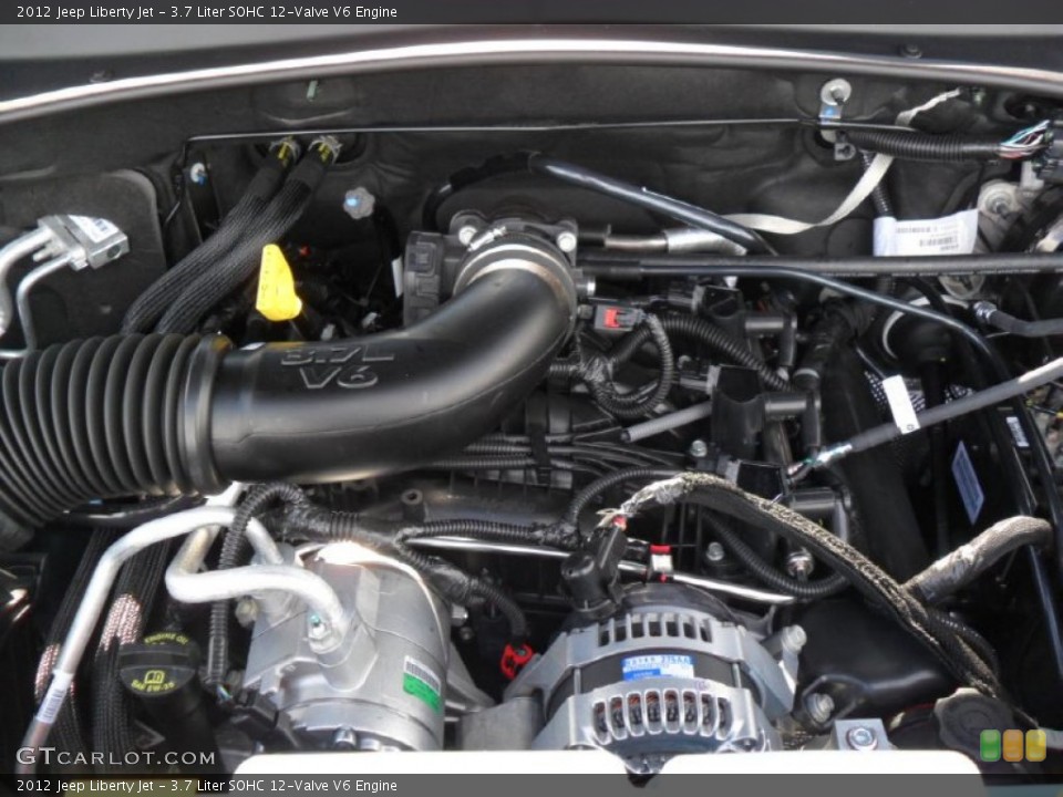 3.7 Liter SOHC 12-Valve V6 Engine for the 2012 Jeep Liberty #53836933
