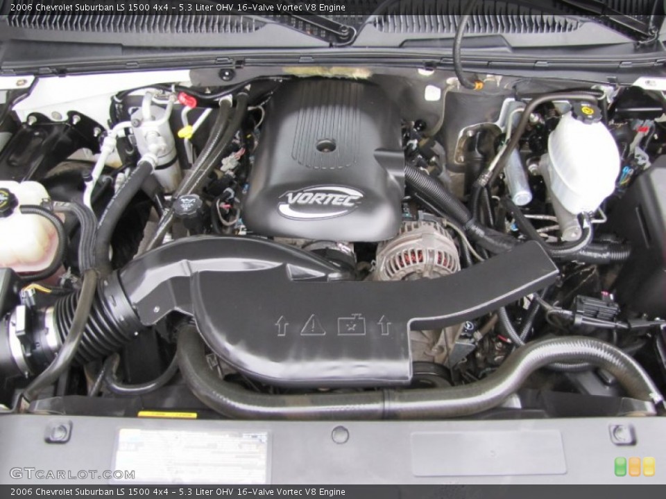5.3 Liter OHV 16-Valve Vortec V8 Engine for the 2006 Chevrolet Suburban #53840715