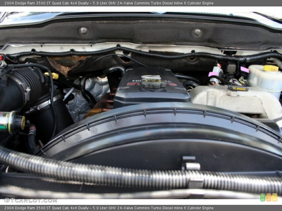 5.9 Liter OHV 24-Valve Cummins Turbo Diesel Inline 6 Cylinder Engine for the 2004 Dodge Ram 3500 #53841444