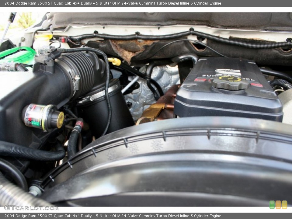 5.9 Liter OHV 24-Valve Cummins Turbo Diesel Inline 6 Cylinder Engine for the 2004 Dodge Ram 3500 #53841465