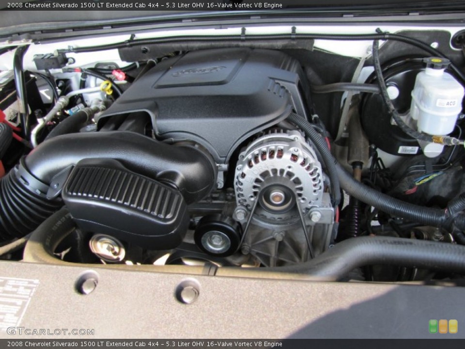 5.3 Liter OHV 16-Valve Vortec V8 Engine for the 2008 Chevrolet Silverado 1500 #53842090
