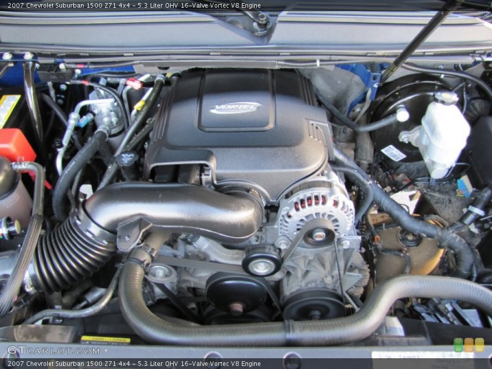 5.3 Liter OHV 16-Valve Vortec V8 Engine for the 2007 Chevrolet Suburban #53842558