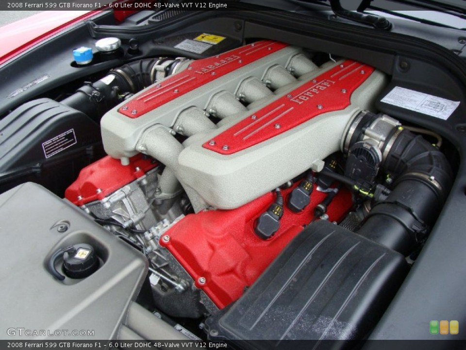6.0 Liter DOHC 48-Valve VVT V12 Engine for the 2008 Ferrari 599 GTB Fiorano #53846106
