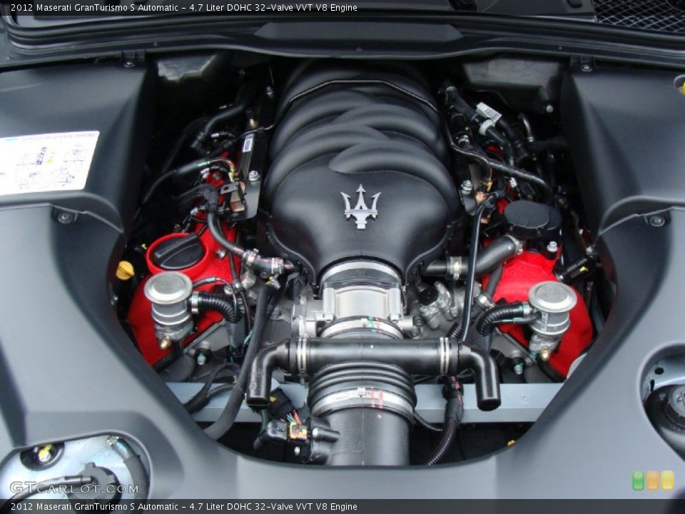 4.7 Liter DOHC 32-Valve VVT V8 Engine for the 2012 Maserati GranTurismo #53846391