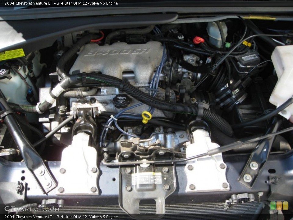 3.4 Liter OHV 12-Valve V6 Engine for the 2004 Chevrolet Venture #53854495