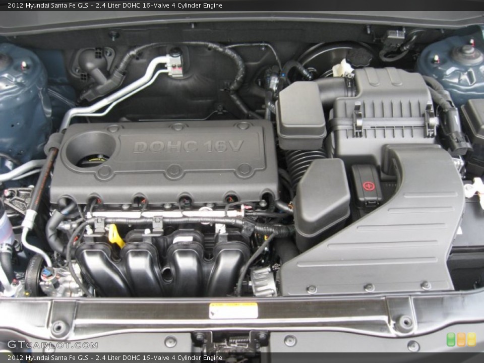 2.4 Liter DOHC 16-Valve 4 Cylinder Engine for the 2012 Hyundai Santa Fe #53855373