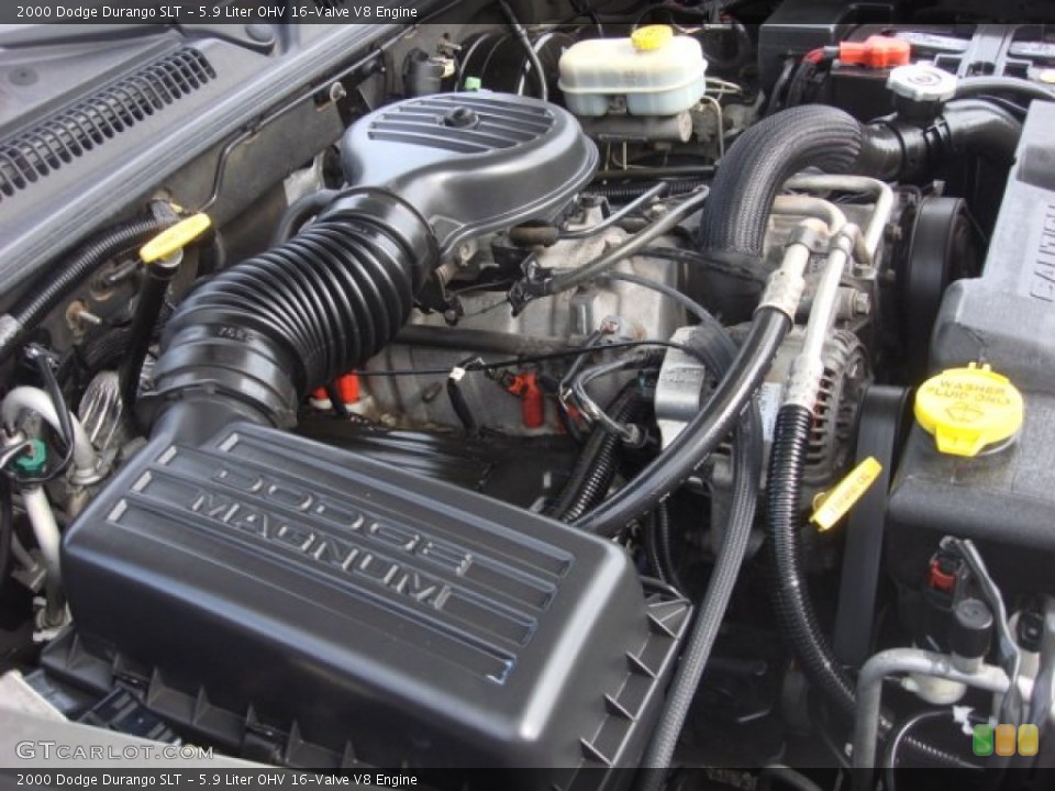 5.9 Liter OHV 16-Valve V8 Engine for the 2000 Dodge Durango #53855961
