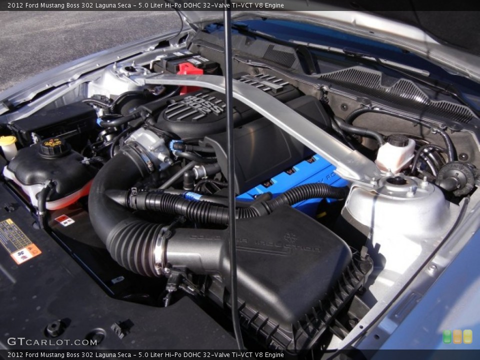 5.0 Liter Hi-Po DOHC 32-Valve Ti-VCT V8 Engine for the 2012 Ford Mustang #53862076
