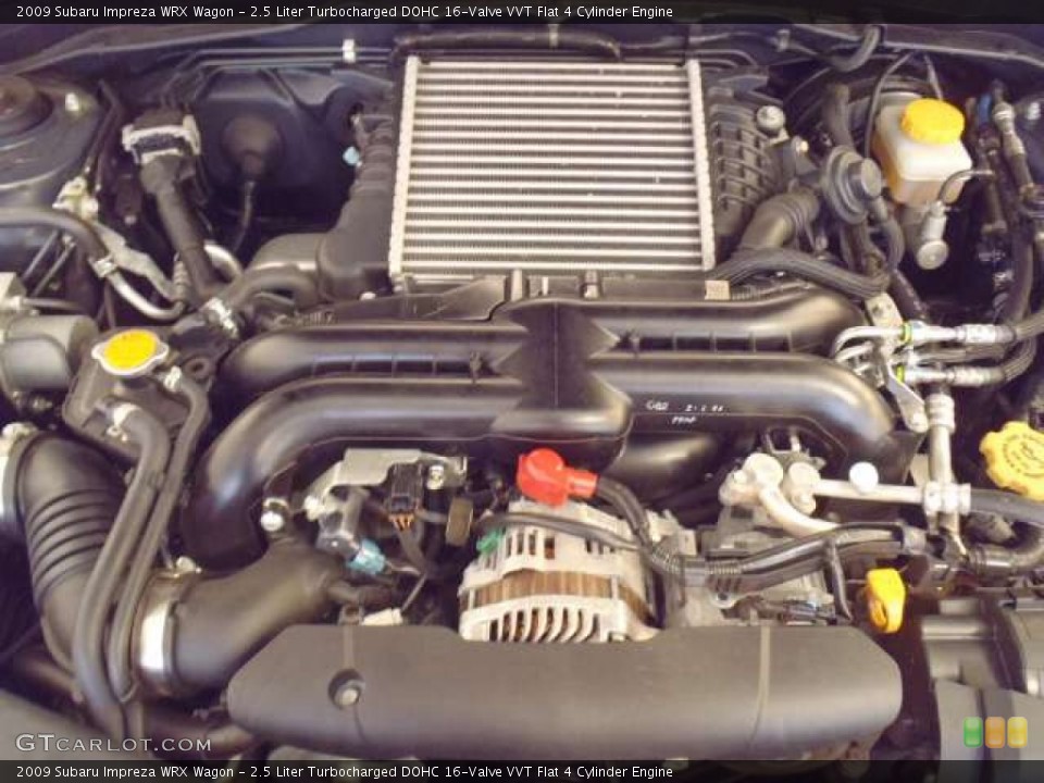 2.5 Liter Turbocharged DOHC 16-Valve VVT Flat 4 Cylinder Engine for the 2009 Subaru Impreza #53866252