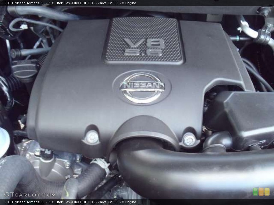 5.6 Liter Flex-Fuel DOHC 32-Valve CVTCS V8 Engine for the 2011 Nissan Armada #53870347