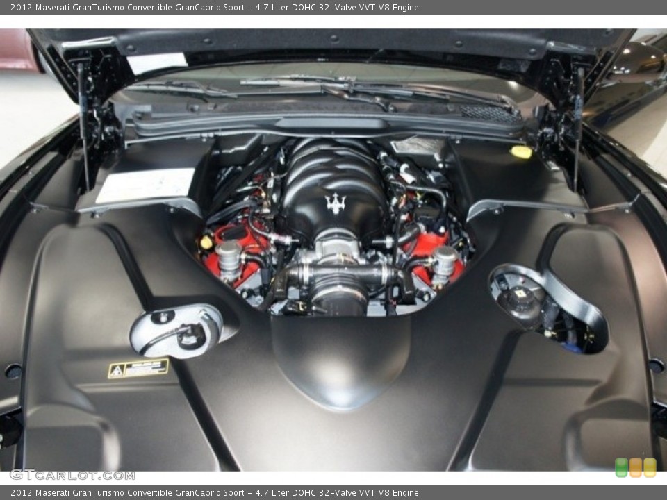 4.7 Liter DOHC 32-Valve VVT V8 Engine for the 2012 Maserati GranTurismo Convertible #53872012