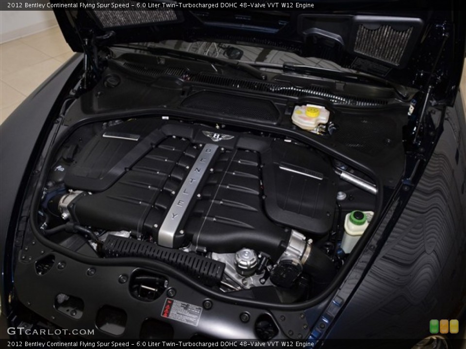 6.0 Liter Twin-Turbocharged DOHC 48-Valve VVT W12 Engine for the 2012 Bentley Continental Flying Spur #53872660