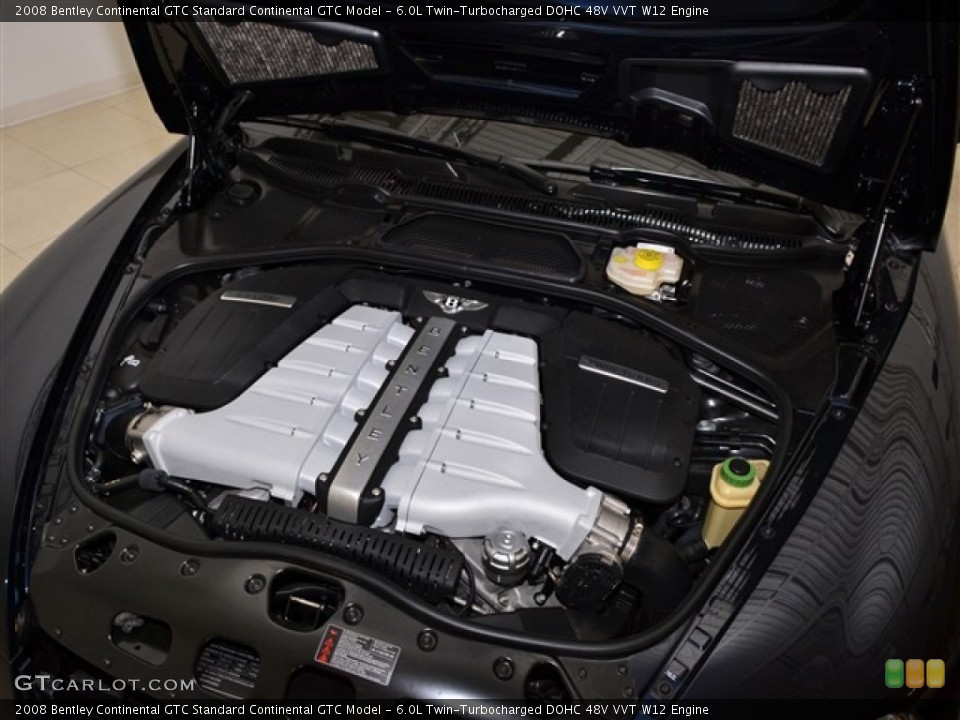 6.0L Twin-Turbocharged DOHC 48V VVT W12 Engine for the 2008 Bentley Continental GTC #53873654