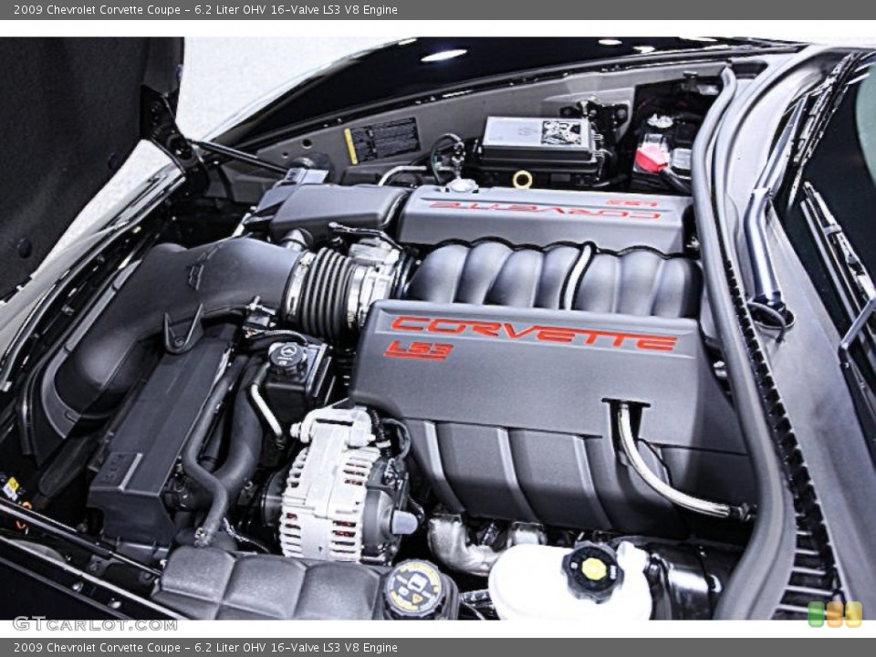 6.2 Liter OHV 16-Valve LS3 V8 Engine for the 2009 Chevrolet Corvette #53883086