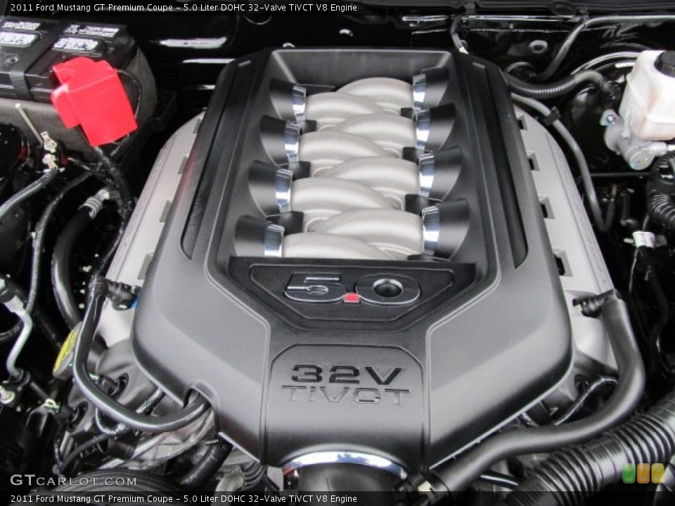 5.0 Liter DOHC 32-Valve TiVCT V8 Engine for the 2011 Ford Mustang #53889599