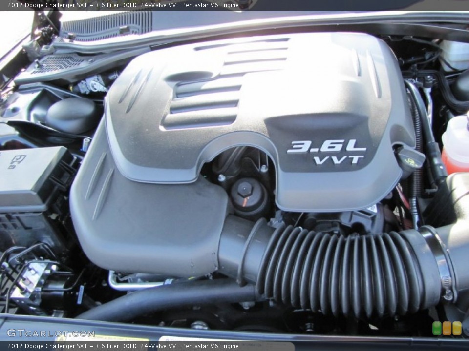 3.6 Liter DOHC 24-Valve VVT Pentastar V6 Engine for the 2012 Dodge Challenger #53900354