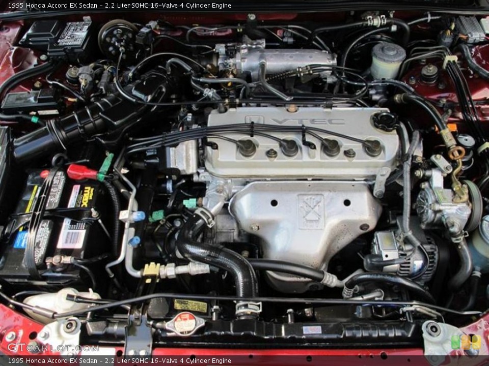 2.2 Liter SOHC 16-Valve 4 Cylinder Engine for the 1995 Honda Accord #53912587