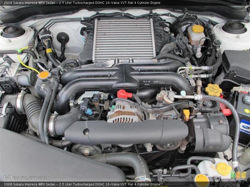 2.5 Liter Turbocharged DOHC 16-Valve VVT Flat 4 Cylinder Engine for the 2008 Subaru Impreza #53913646